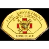 LONG BEACH, CA FIRE DEPARTMENT PIN MINI PATCH PIN